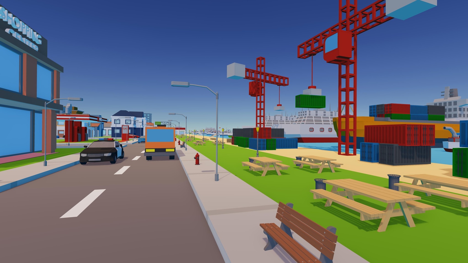 City - Low Poly Asset Pack by Ake by Ake_Studio