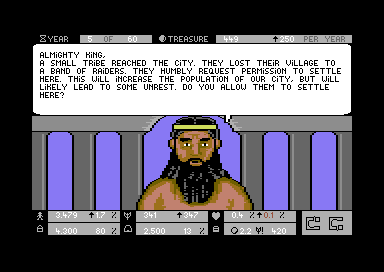 Screenshot 4 for Rise of Babylon (C64)