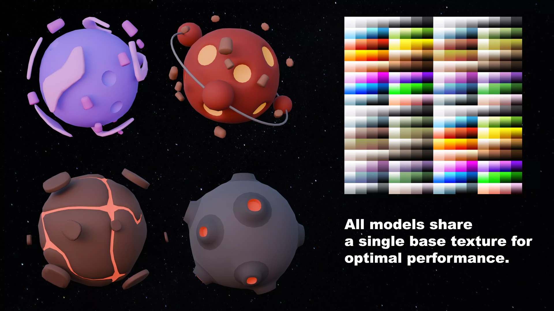 Planets - Stylized Low Poly Asset Pack by Ake by Ake_Studio