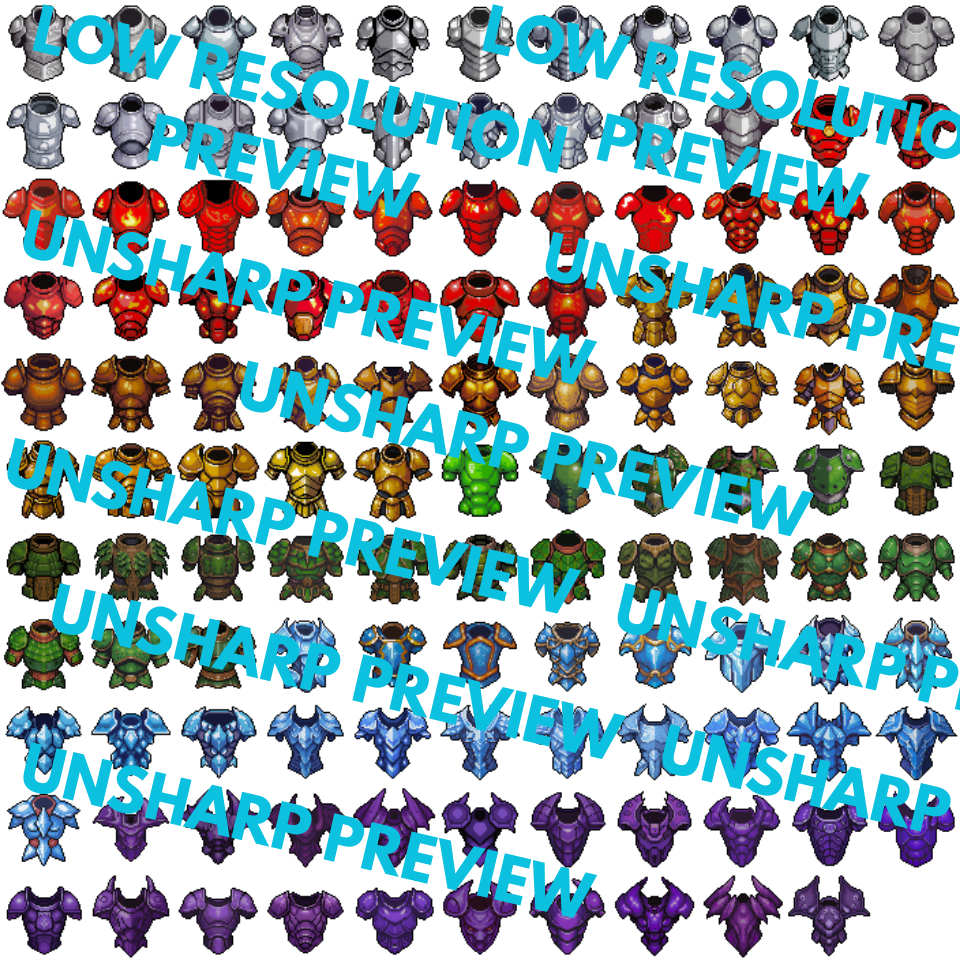 Massive heavy armor pack: 12,300+ files, modular 64x64 & 32x32 RPG ...