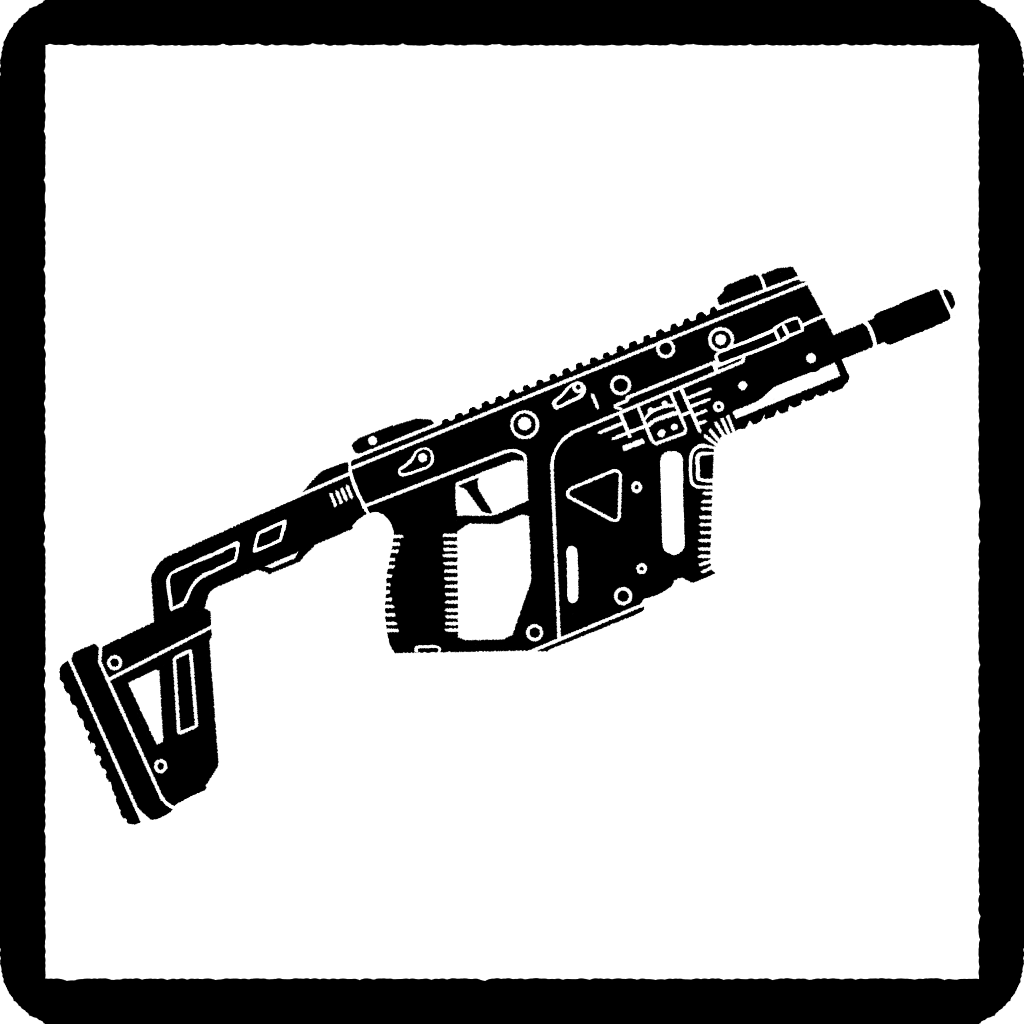 Sample Inventory Weapon Icon Weapon & Throwable Inventory Icons — Black & White Set by Seni4ka