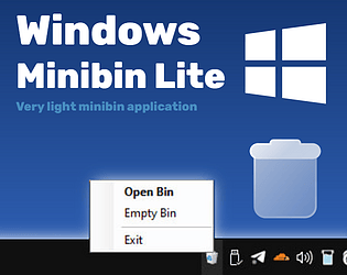 Giveaway – Minibin Lite: Free Full Version | Recycle-Bin System Tray – for Windows