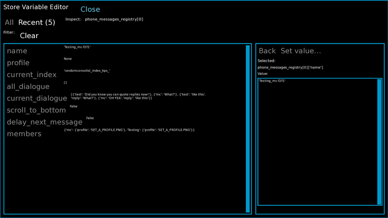 Kesash's renpy debugger and cheat engine by Kesash