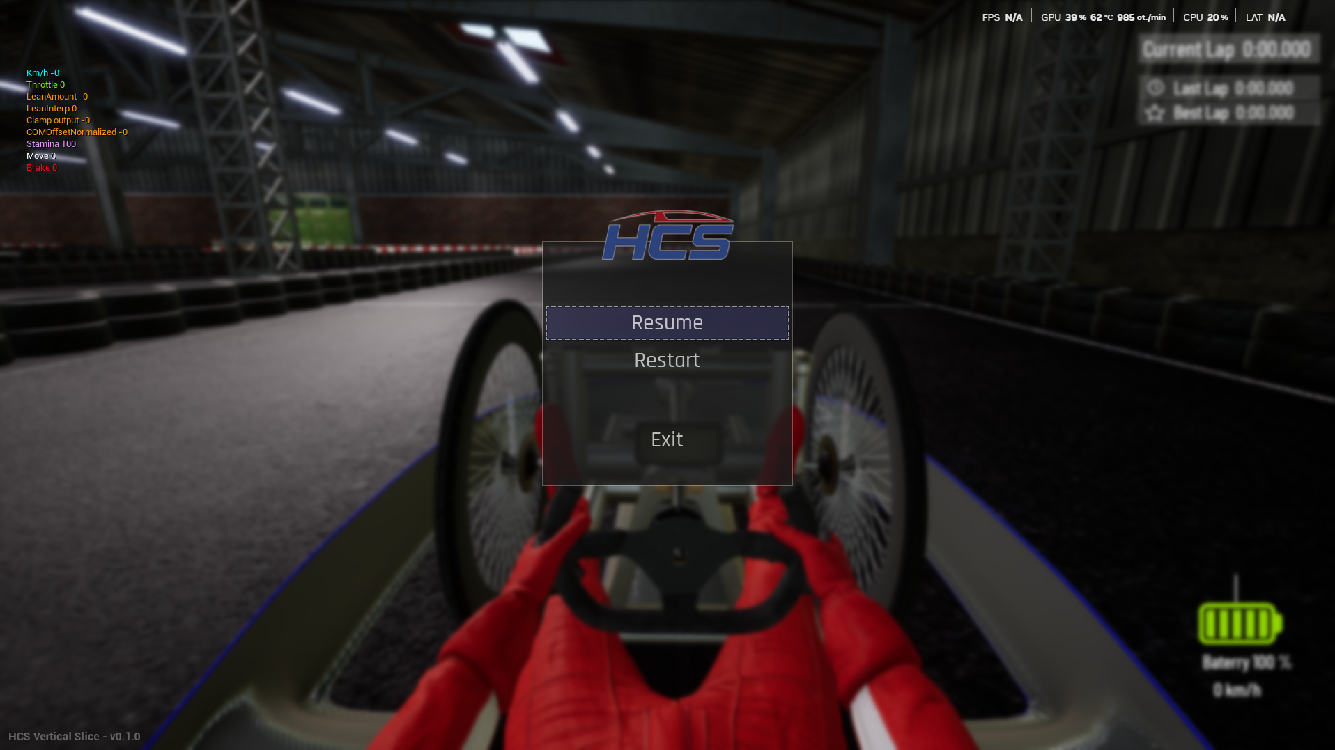 Screenshot 9 for Hypermiling Car Simulator (HCS) – Vertical Slice (WIP)