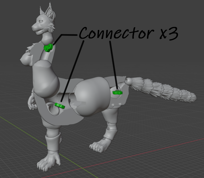 Screenshot 4 for BJD DollKat - 3D Printing Files (NSFW)
