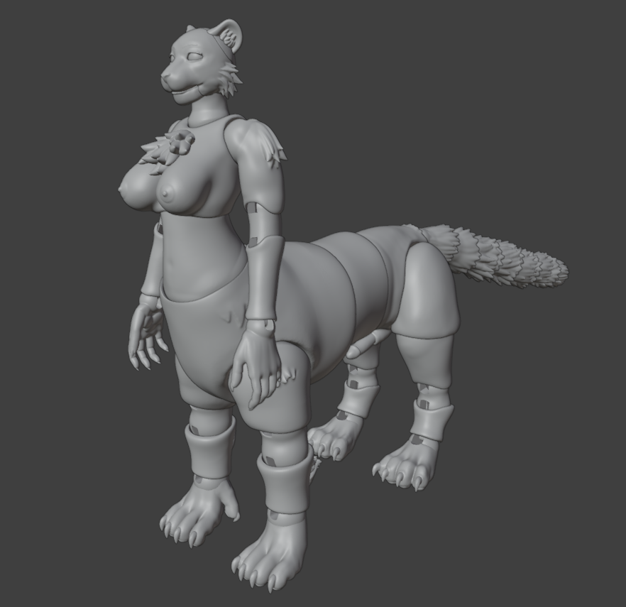 Screenshot 2 for BJD DollKat - 3D Printing Files (NSFW)