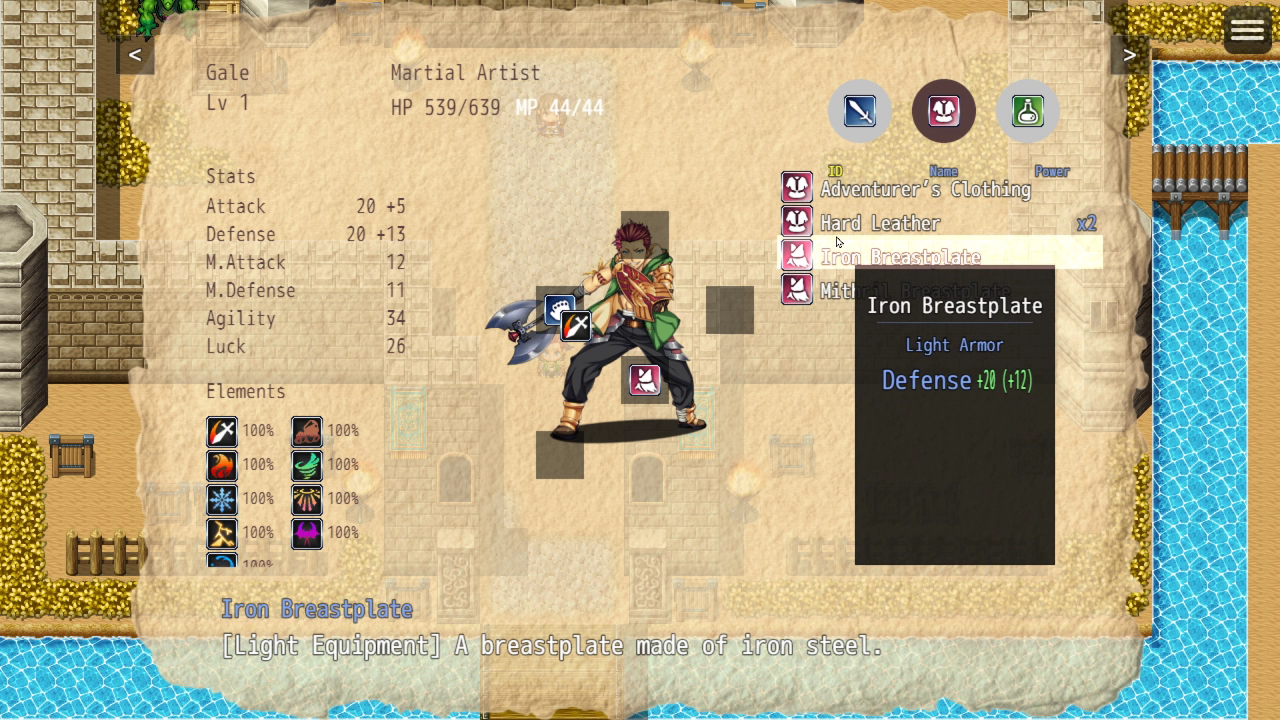 Kadajah's Visual Equipment System + Menu Builder for RPG Maker MZ by ...