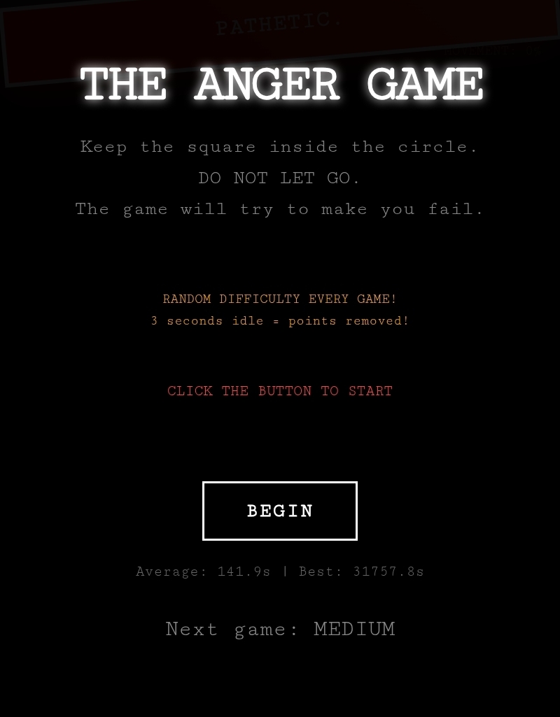 The Anger Game by MussaM