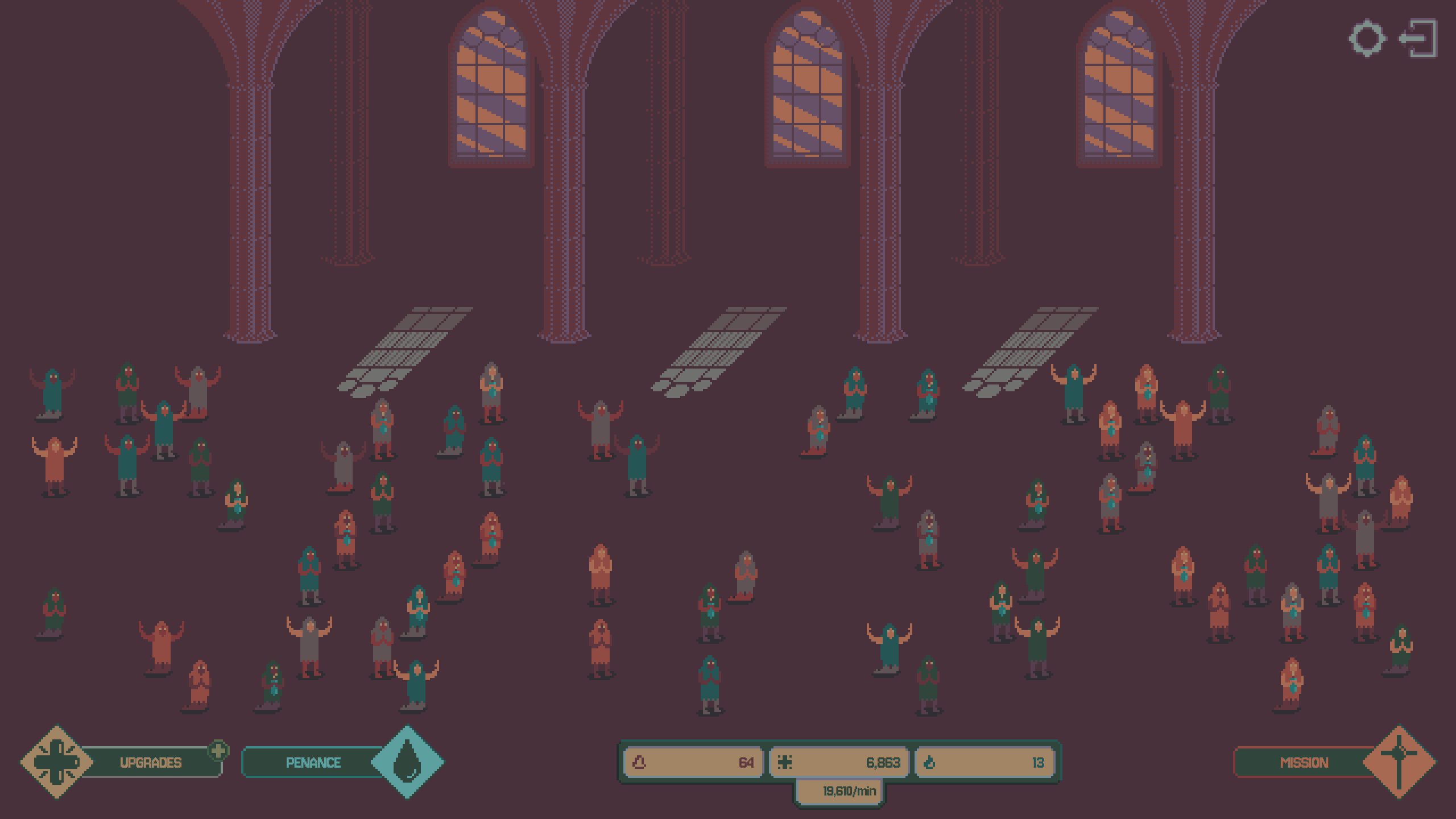 Screenshot 2 for Idle Chapel Demo