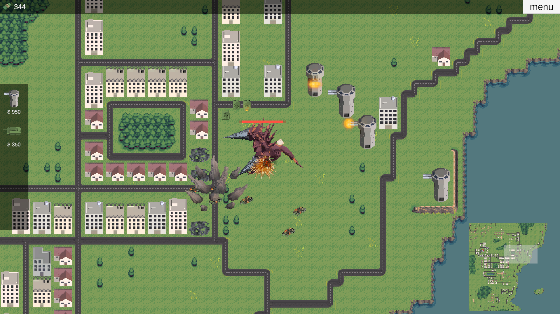 Screenshot 2 for Kaiju Defense
