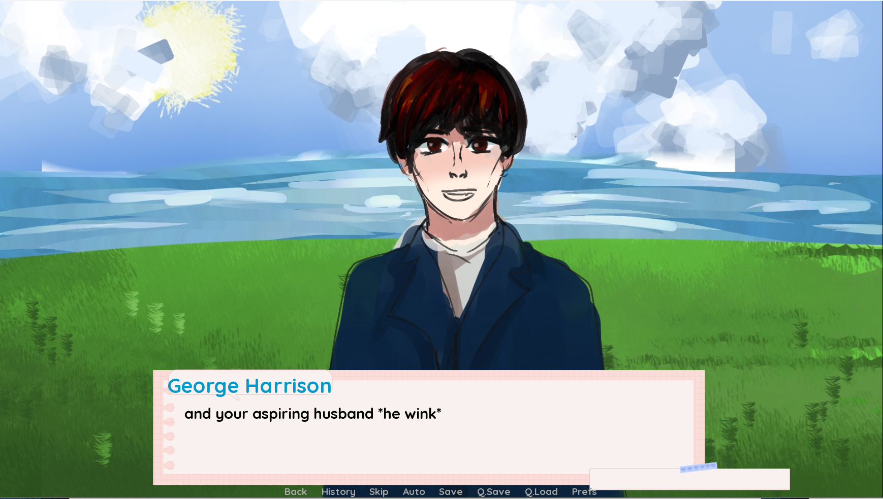 Screenshot 3 for Help! We are stuck In A Fanfiction (Beatles VN)