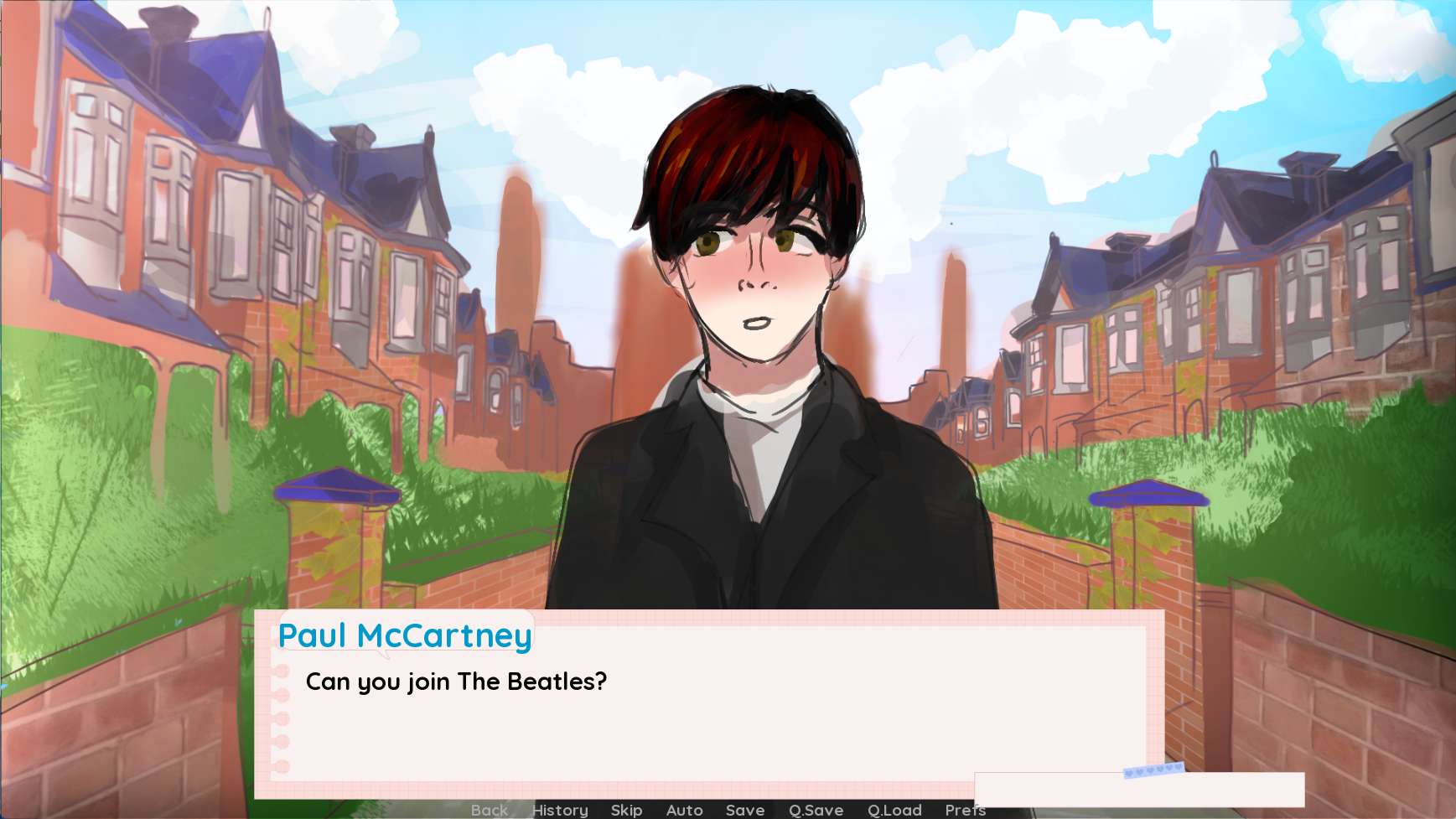 Screenshot 4 for Help! We are stuck In A Fanfiction (Beatles VN)