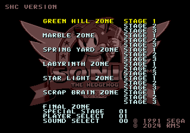Screenshot 5 for Sonic 1 in Sonic 3 (SEGA Mega Drive and Genesis)