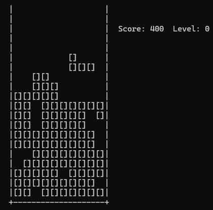 ASCII TETRIS by Goldex