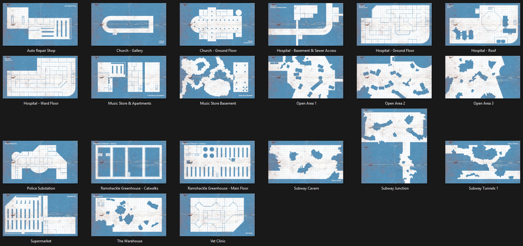 Screenshot 2 for Post Apocalyptic Blueprint Maps