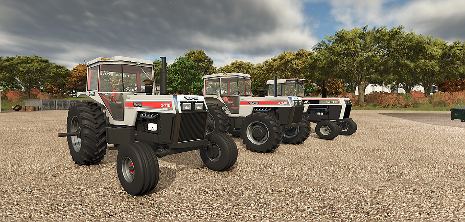 Screenshot 2 for White Field Boss and Workhorse FS25