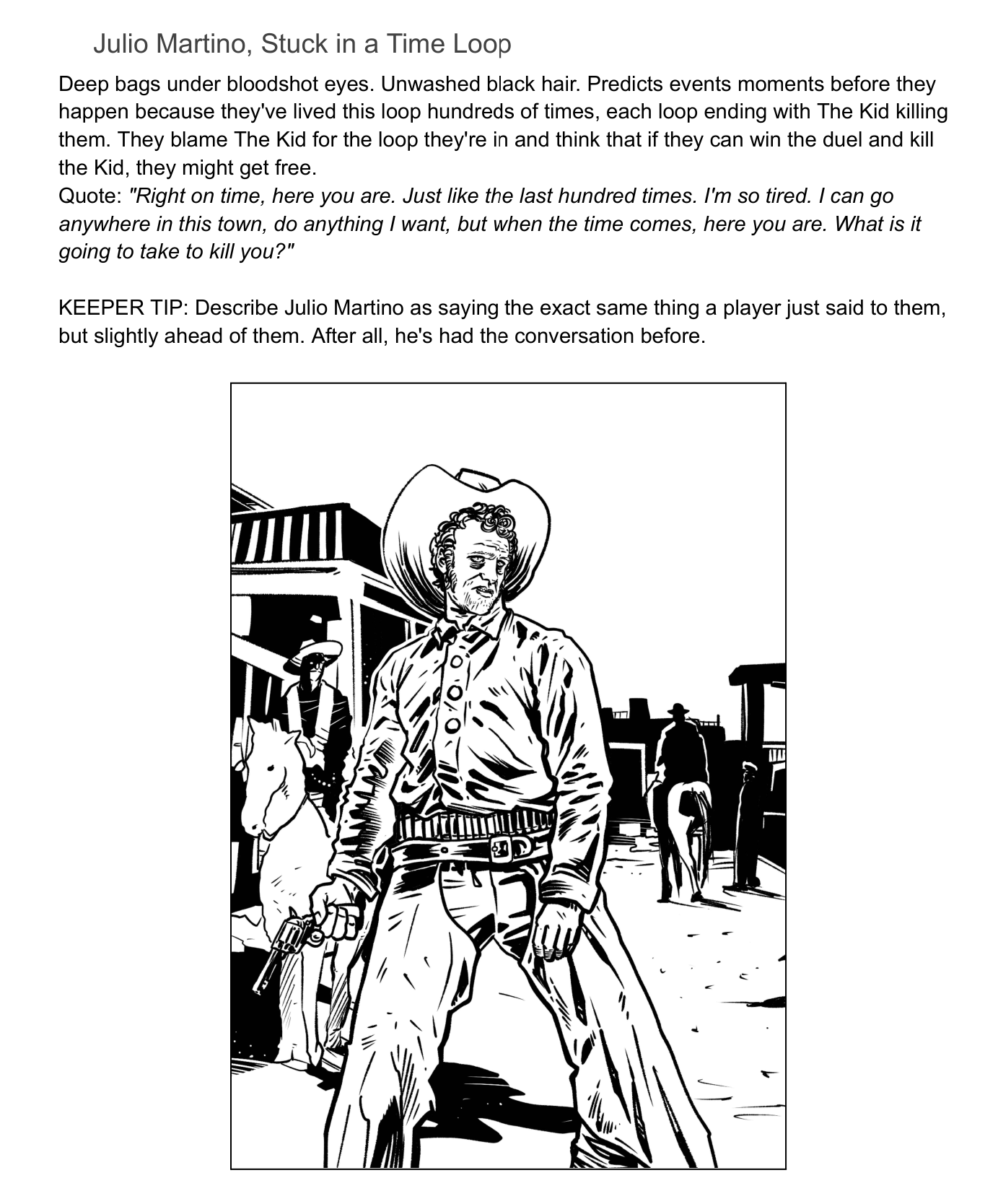 Screenshot 4 for Rivals: A Ghosts of El Paso Zine
