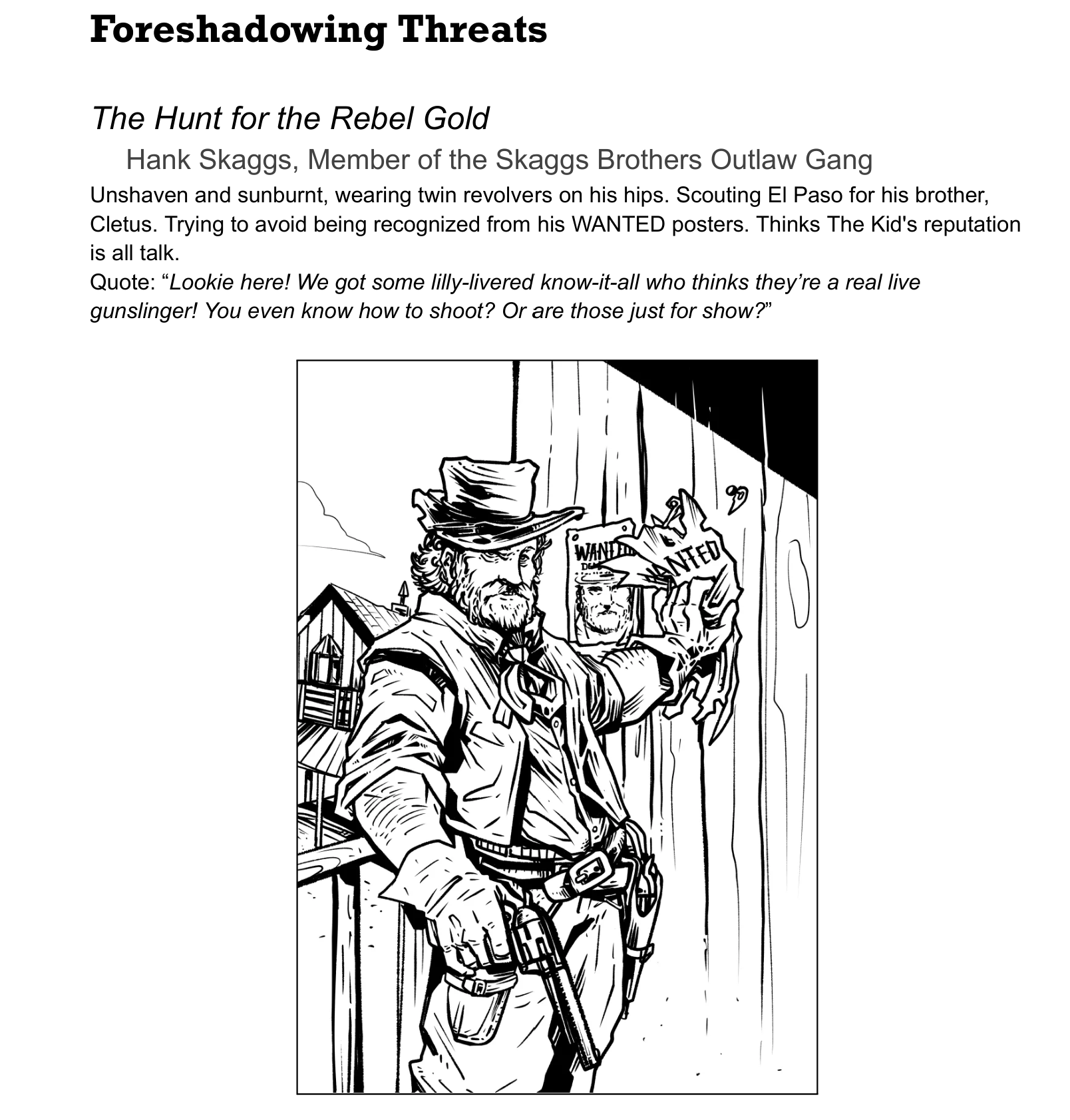 Screenshot 3 for Rivals: A Ghosts of El Paso Zine