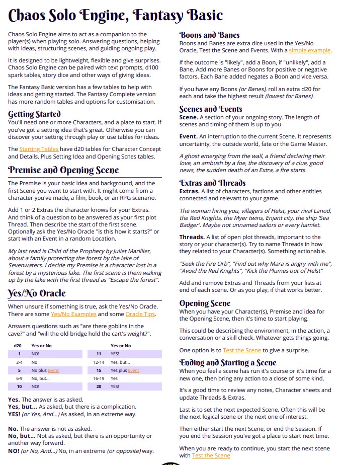 Screenshot 2 for Chaos Solo Engine - Fantasy Basic