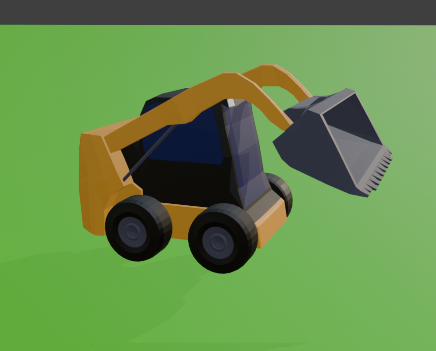 Construction machines collection - low poly, game ready by Stanisko