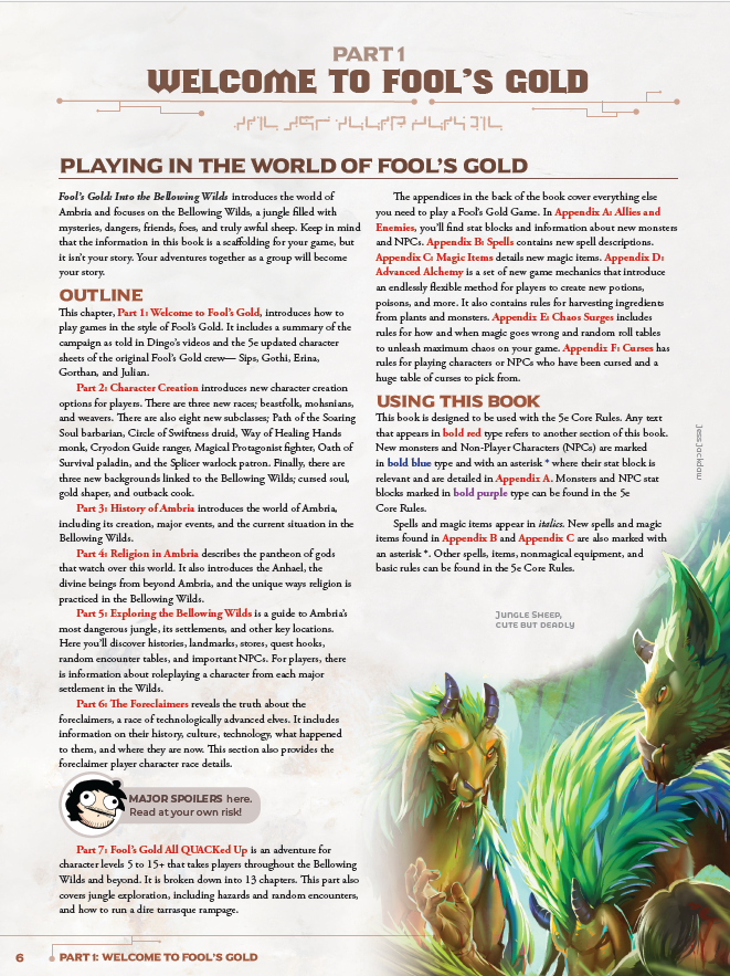 Screenshot 4 for Fool’s Gold: Into the Bellowing Wilds (PDF)