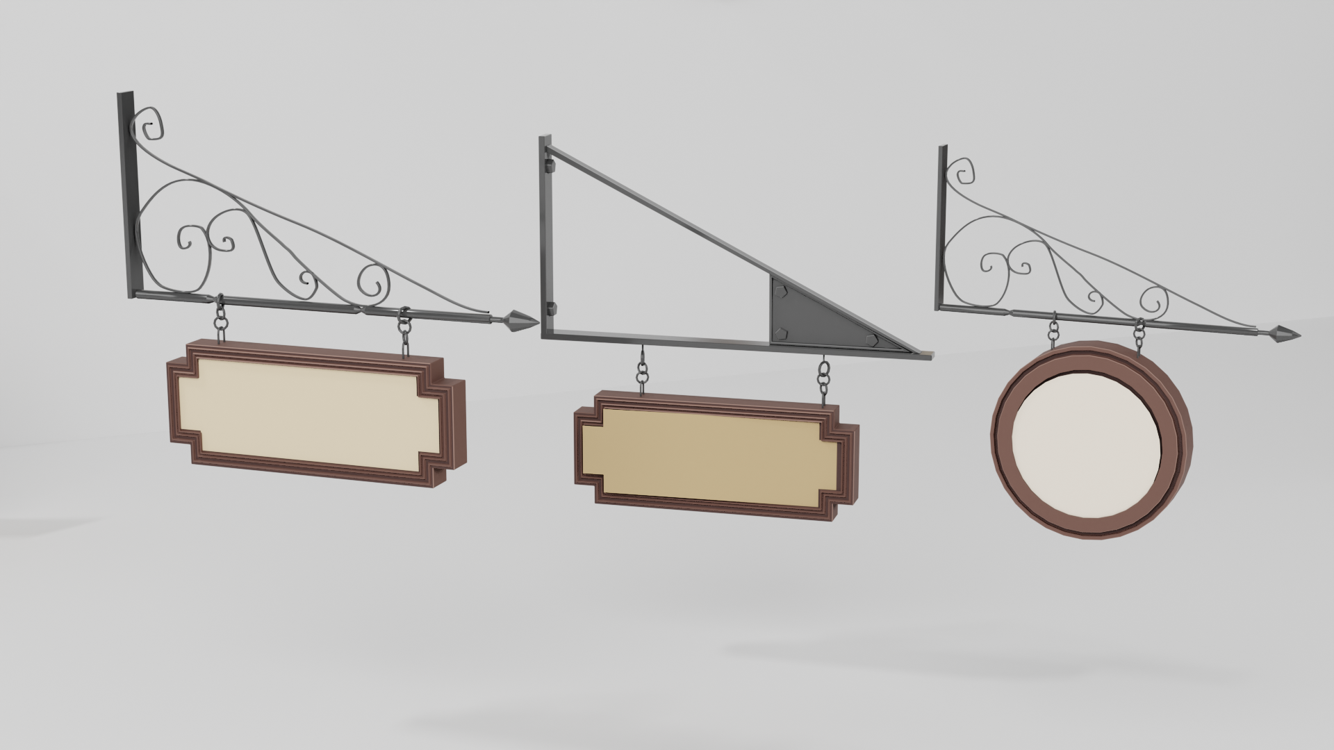 Stylized Medieval Signage & Notice Boards (10 Props) – Fantasy Town ...