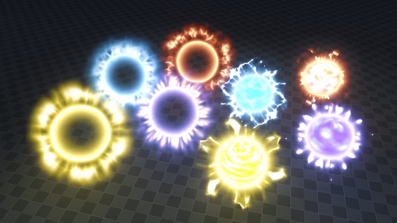 Magic Orb Model Magic Orb VFX - Godot 3D by Binbun