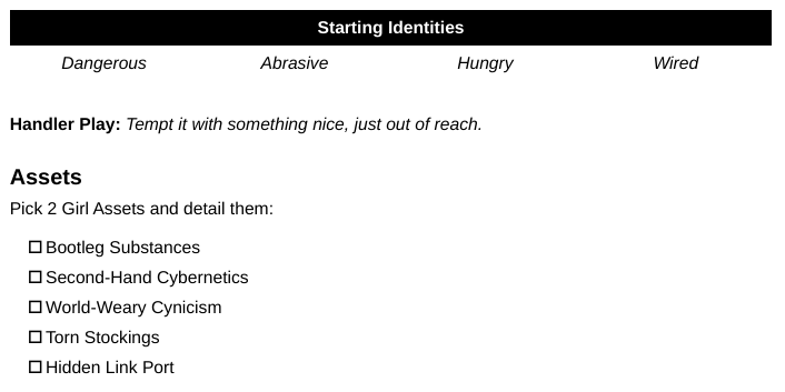 Screenshot 2 for GENRE SAVVY: Homebrew Playbooks for Girl Frame