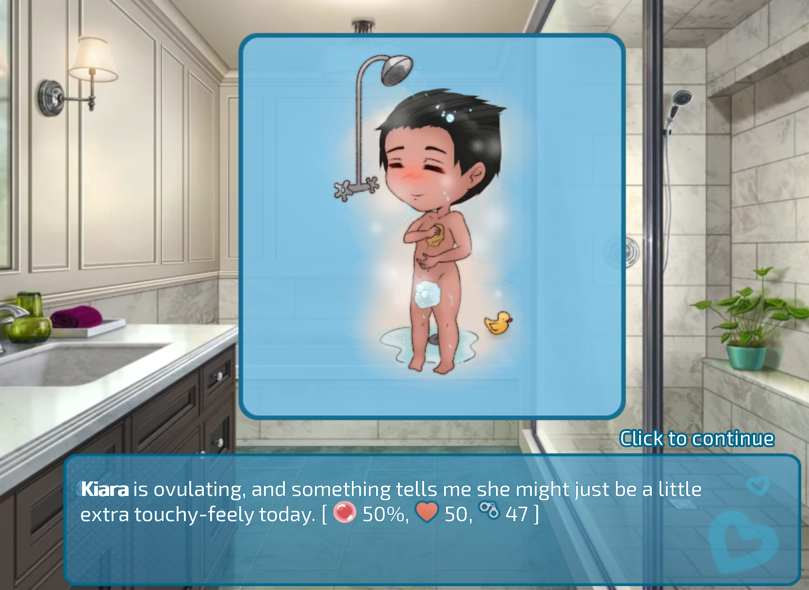 Screenshot 3 for Love & Sex: Second Base - Magical bathroom - fertility pregnancy info