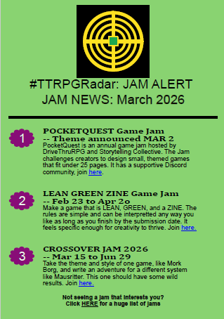 Screenshot 2 for Game Jam Alert: March 2026