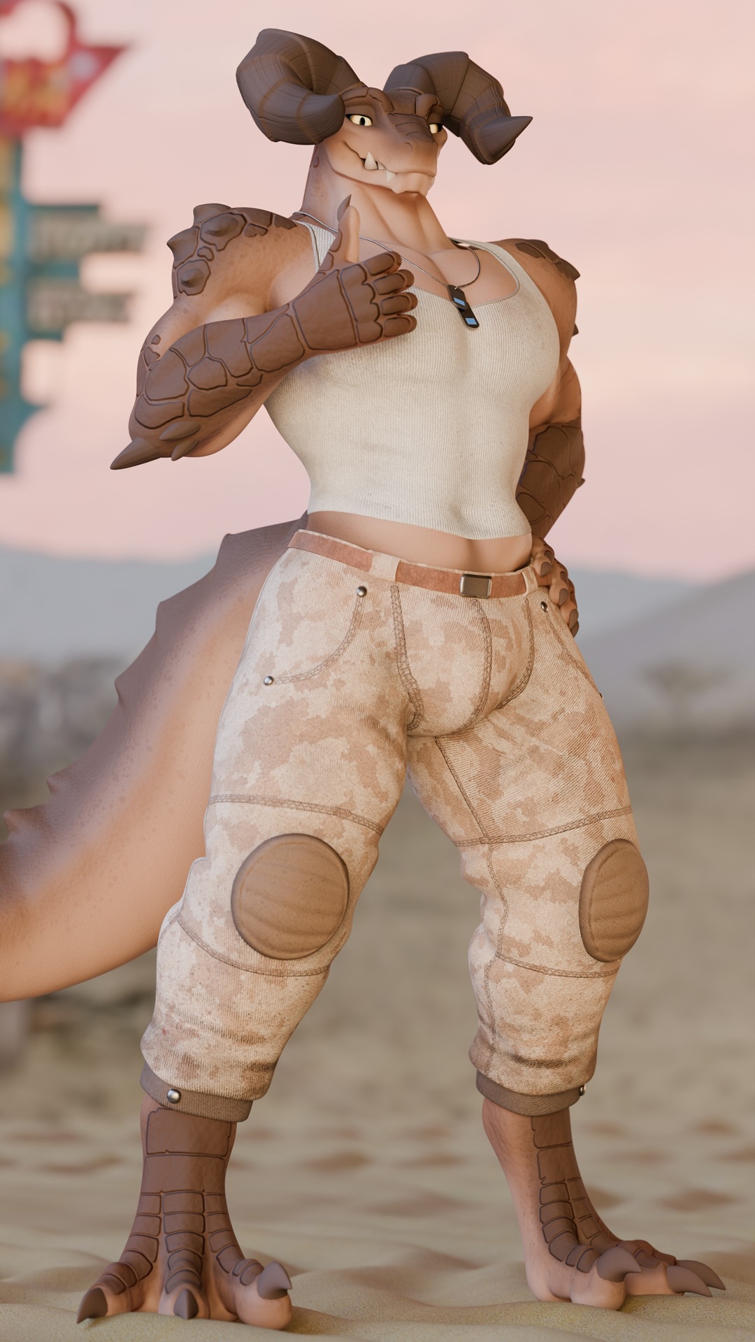 Screenshot 3 for Male Deathclaw NSFW/SFW | PC/Quest