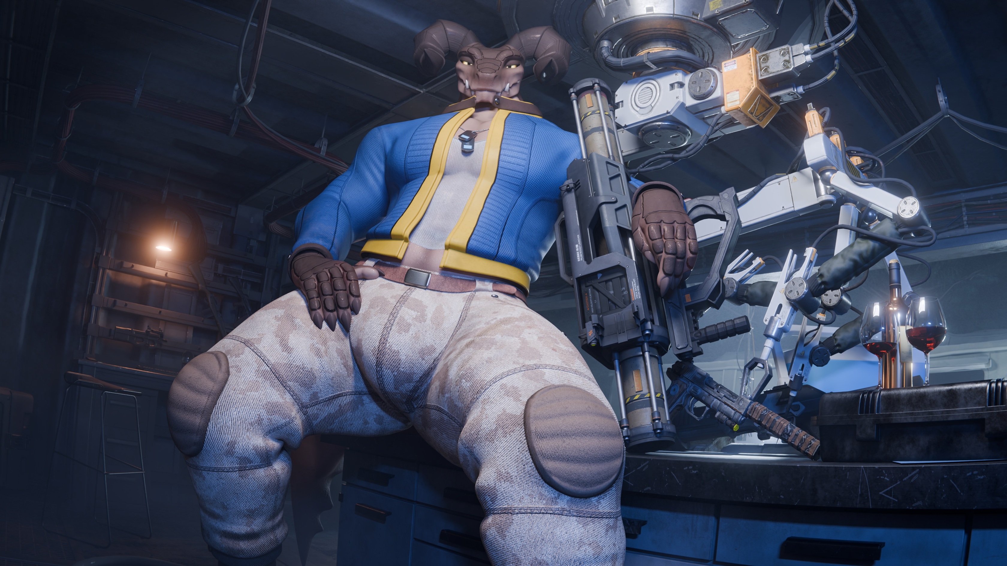 Screenshot 6 for Male Deathclaw NSFW/SFW | PC/Quest