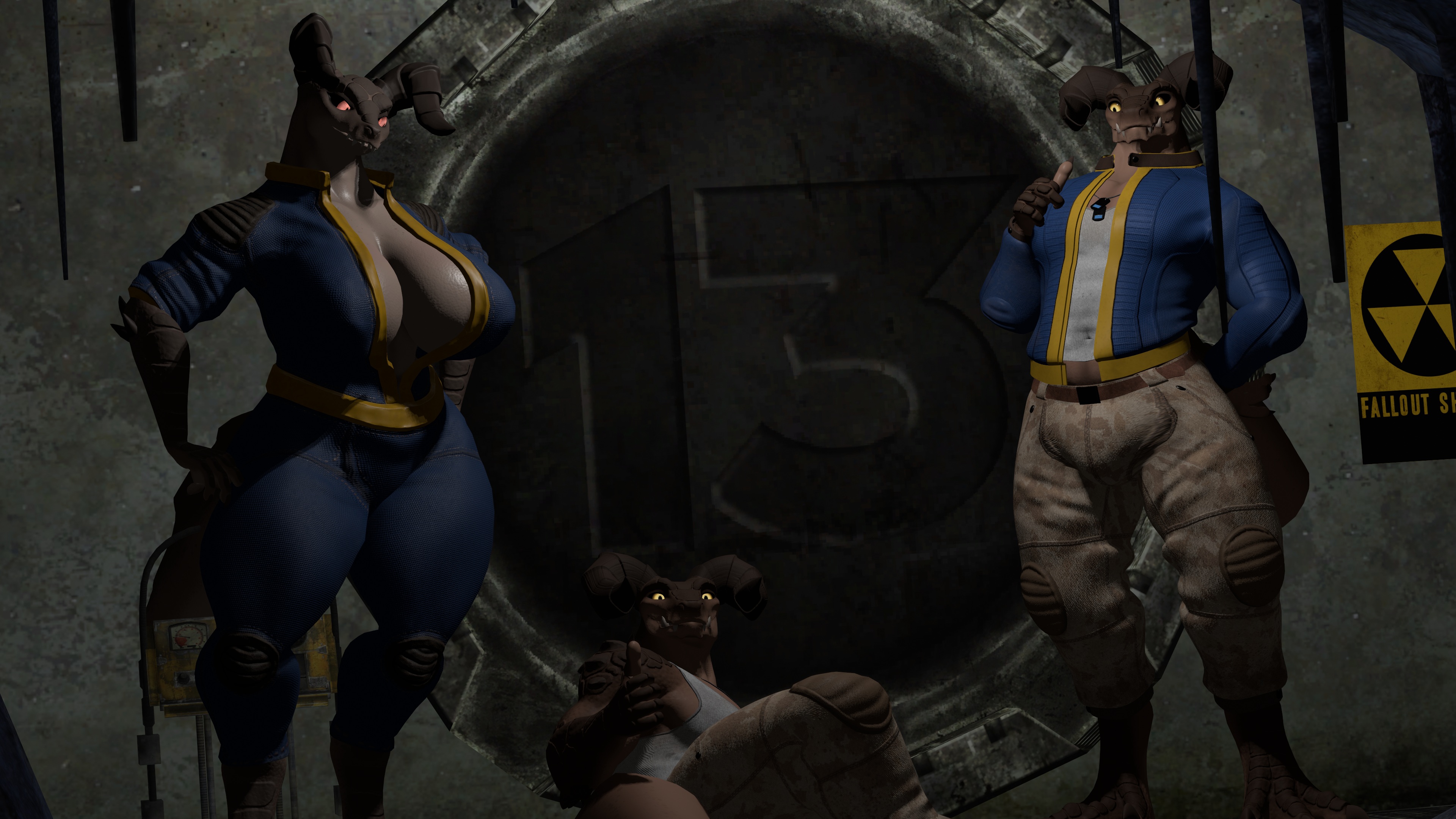 Screenshot 9 for Male Deathclaw NSFW/SFW | PC/Quest