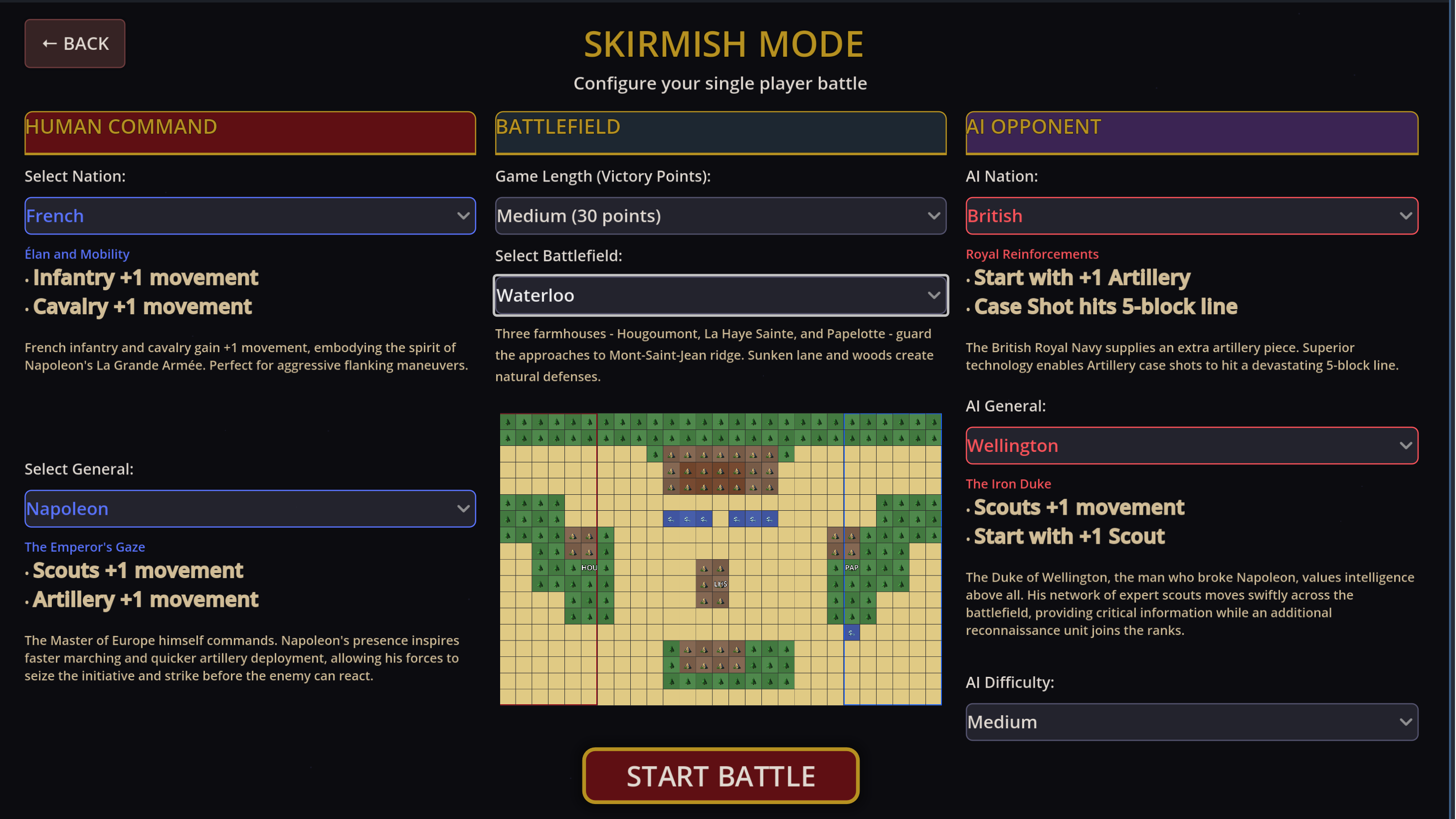 Screenshot 3 for Napoleonic Tactics
