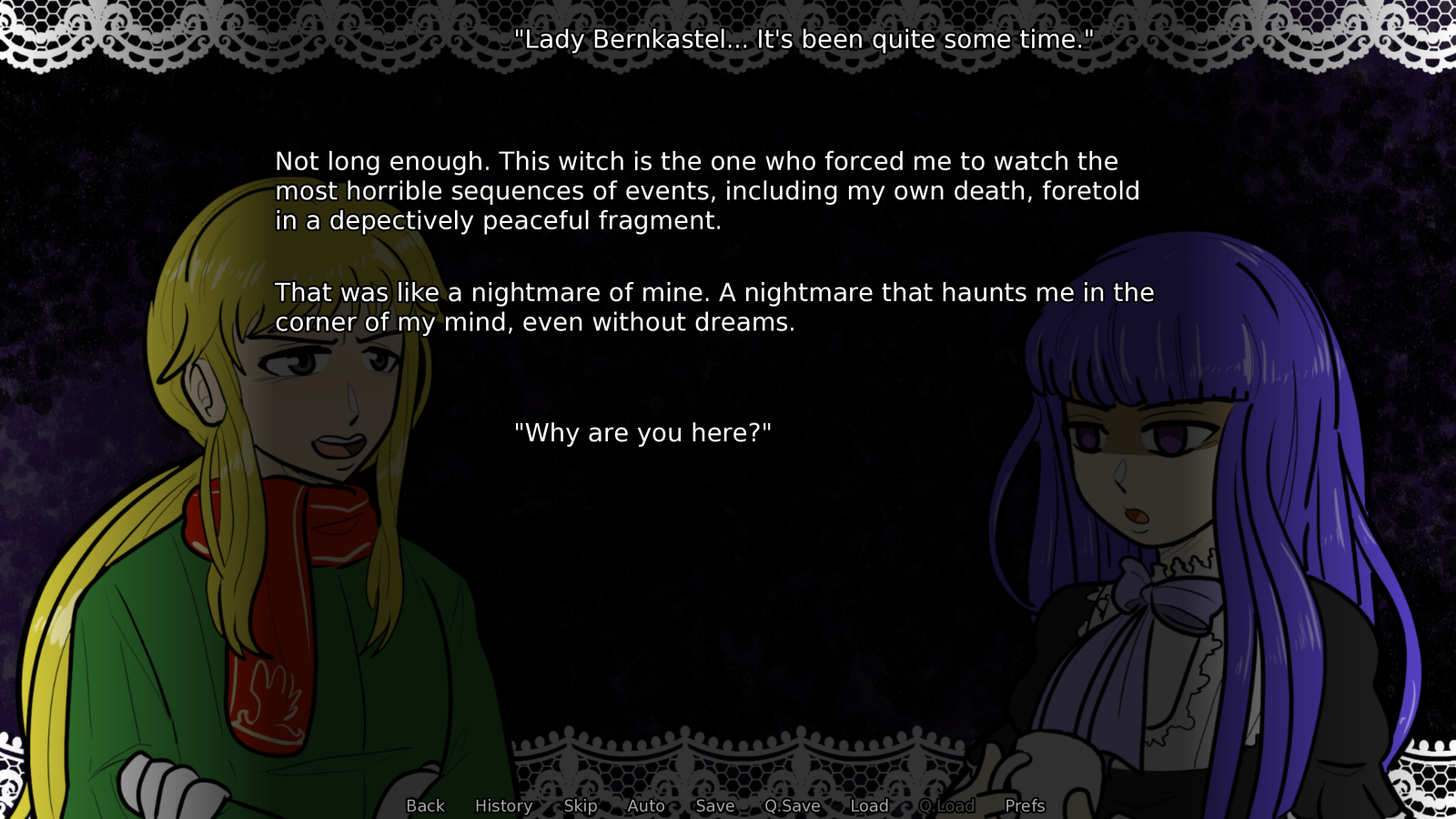 Screenshot 3 for Umineko When They Cry Kiseki