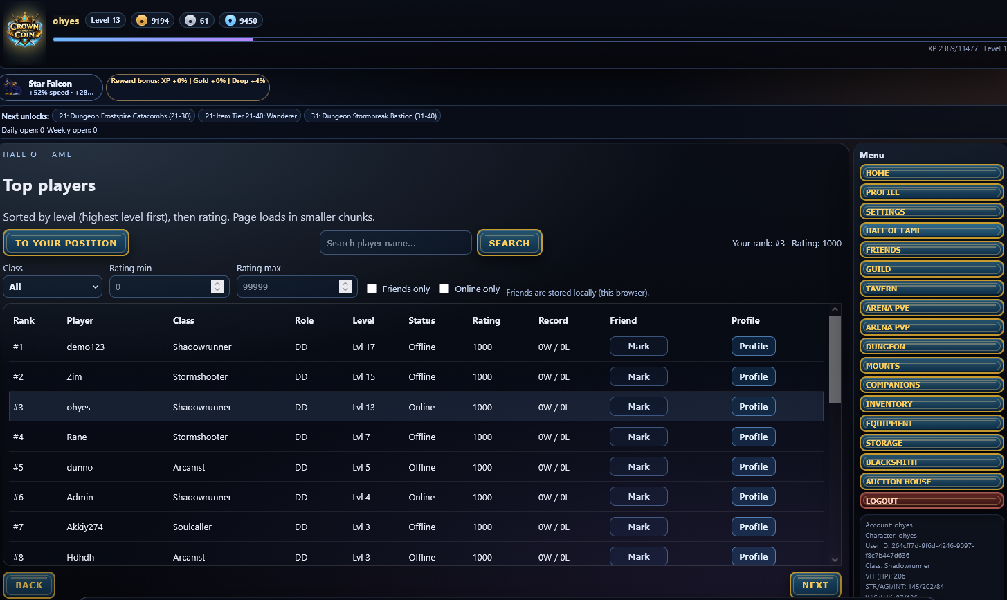 Screenshot 5 for NEW IDLE RPG - CROWN AND COIN