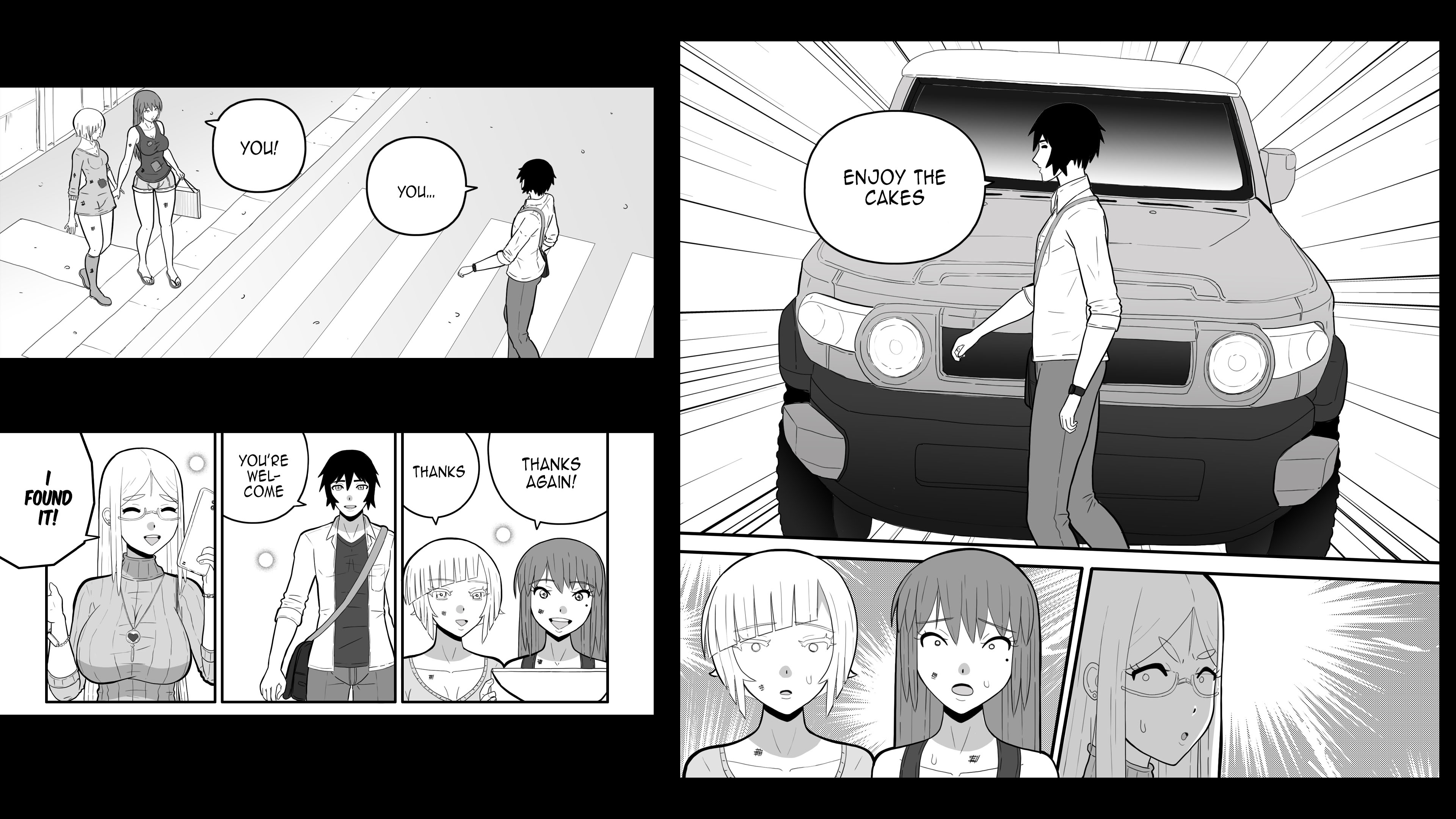Screenshot 6 for Three Superpowered Girls Moved In With Me After Saving the World! - Chapter 1