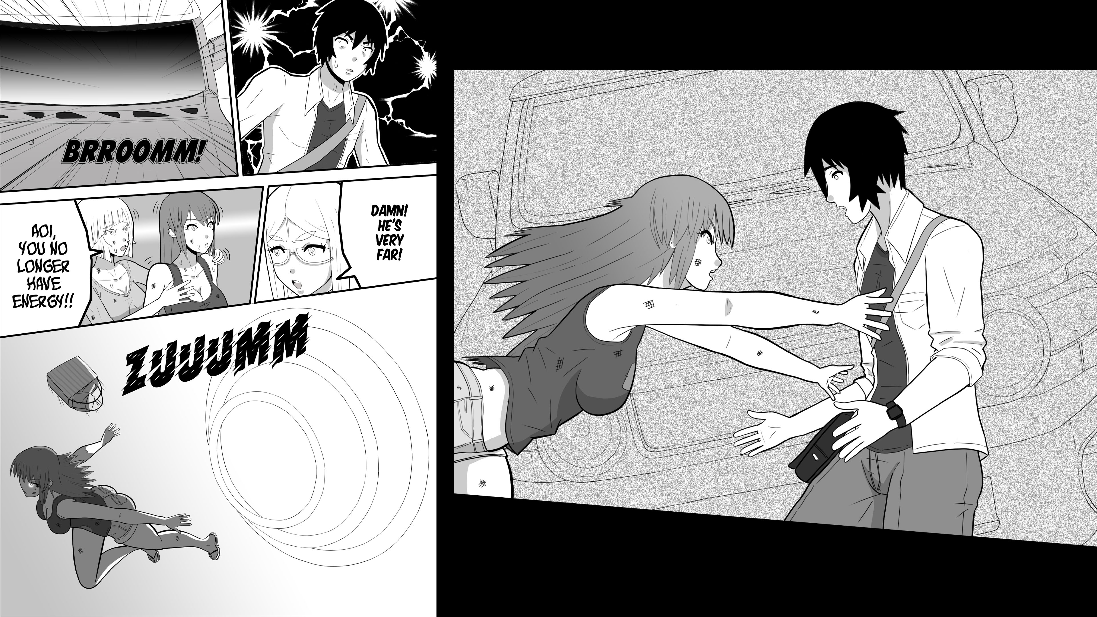 Screenshot 7 for Three Superpowered Girls Moved In With Me After Saving the World! - Chapter 1