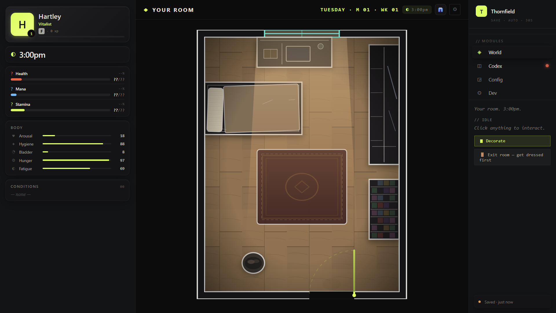 Screenshot 2 for ThornField v0.3
