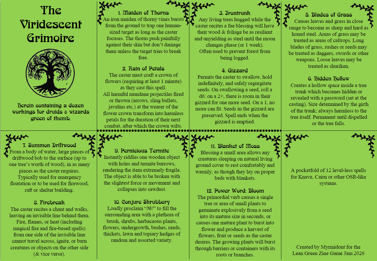 Screenshot 2 for Viridescent Grimoire