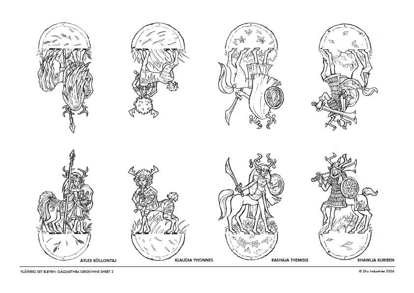 Screenshot 5 for Griskynne of the Gáldaethra: Vlätkrig Paper Minis Set Eleven