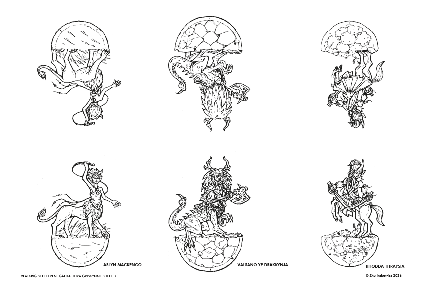 Screenshot 4 for Griskynne of the Gáldaethra: Vlätkrig Paper Minis Set Eleven