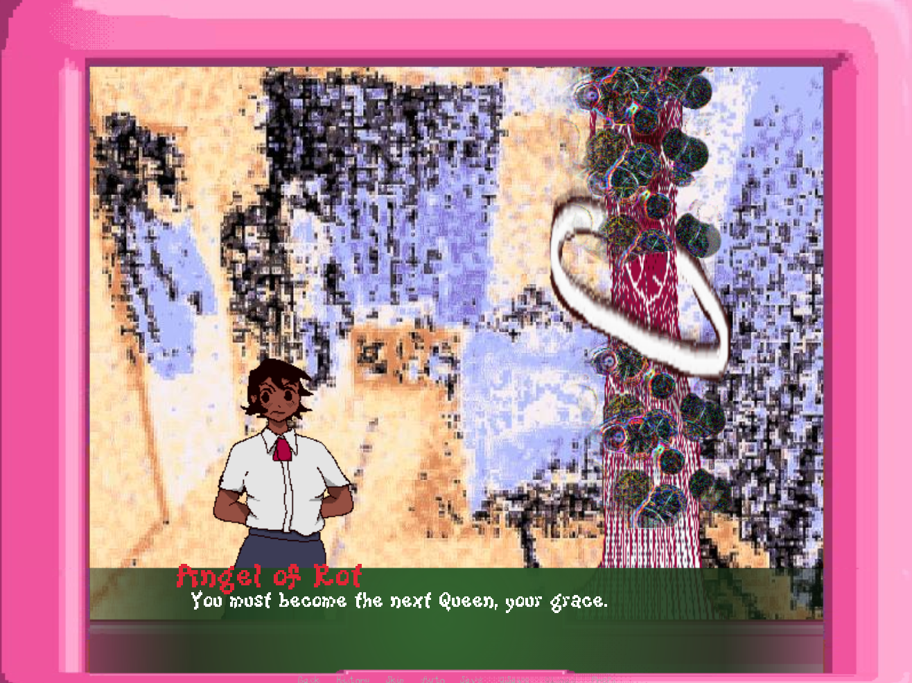 Screenshot 2 for Angel of Rot wants me to become the next Queen of Decay but I have to study for my exams!!!