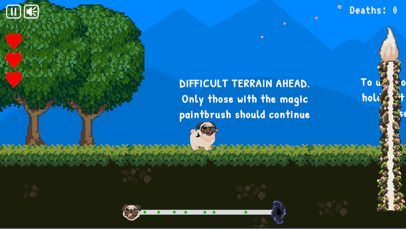 Screenshot 2 for Pugly's Paintbrush