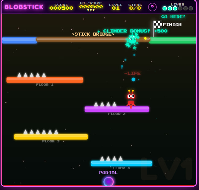 BLOBSTICK IS LIVE! - Blobstick Adventures by ingpixels