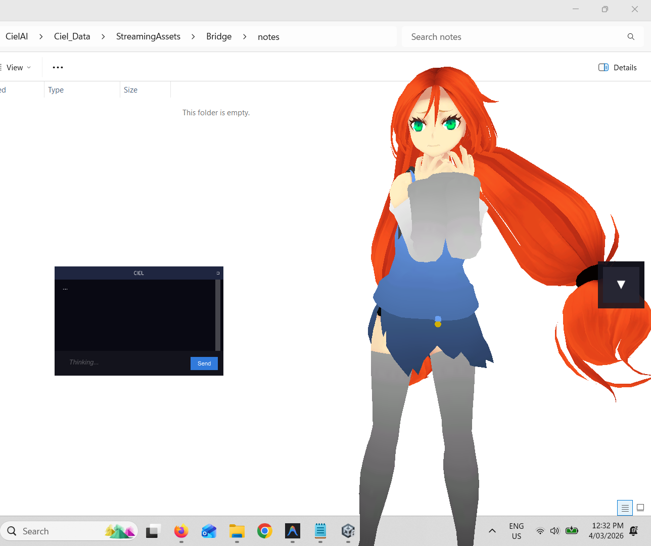 Screenshot 11 for CielChan Plus: Offline Anime Desktop AI Companion