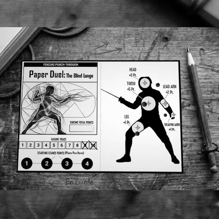 Screenshot 2 for Paper Duel: The Blind Lunge