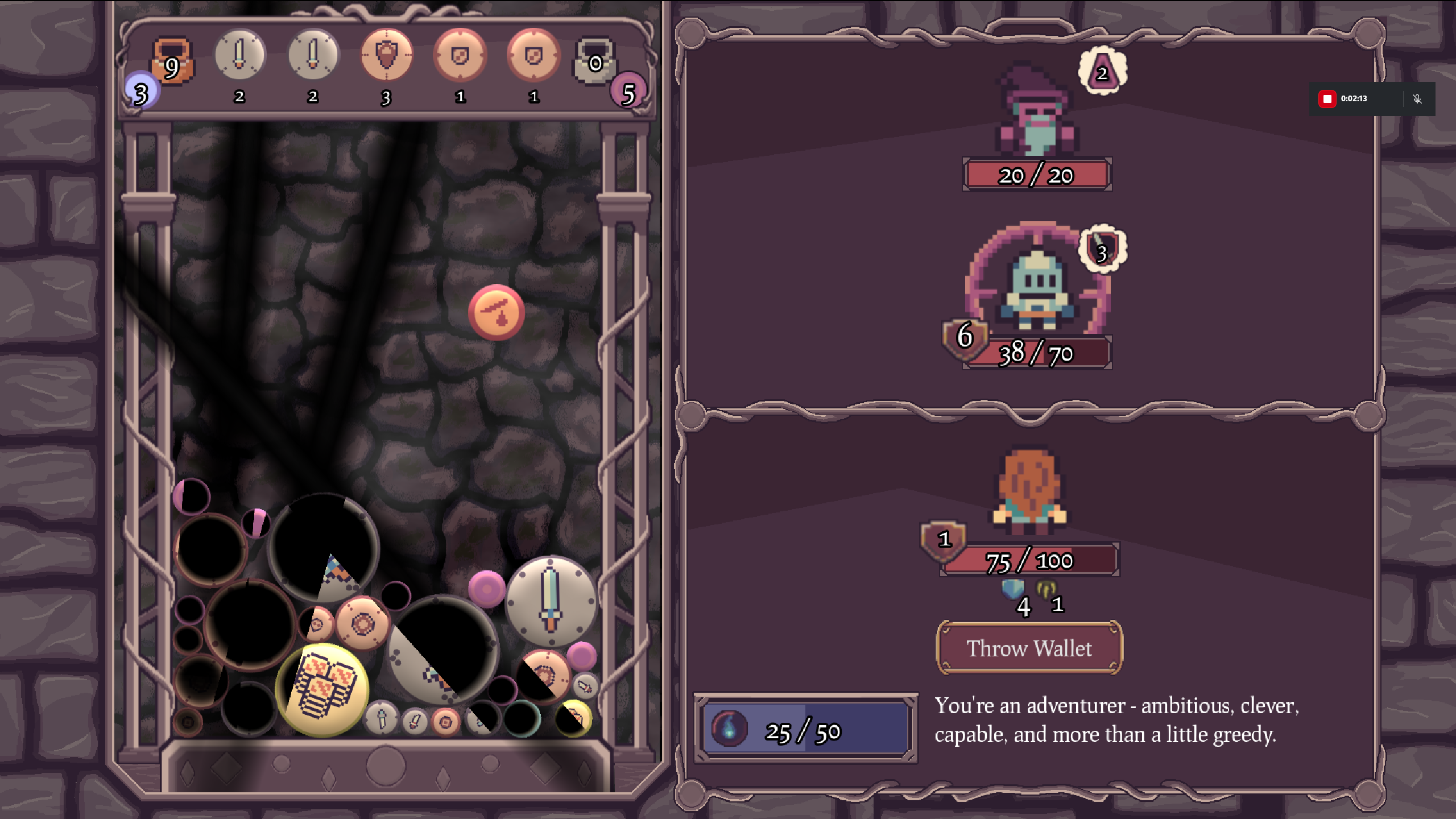 Screenshot 5 for Ball, Fall, Dungeon Crawl