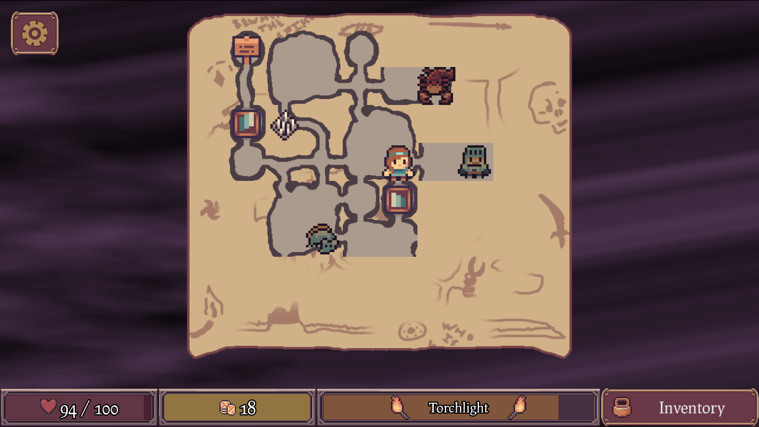 Screenshot 4 for Ball, Fall, Dungeon Crawl