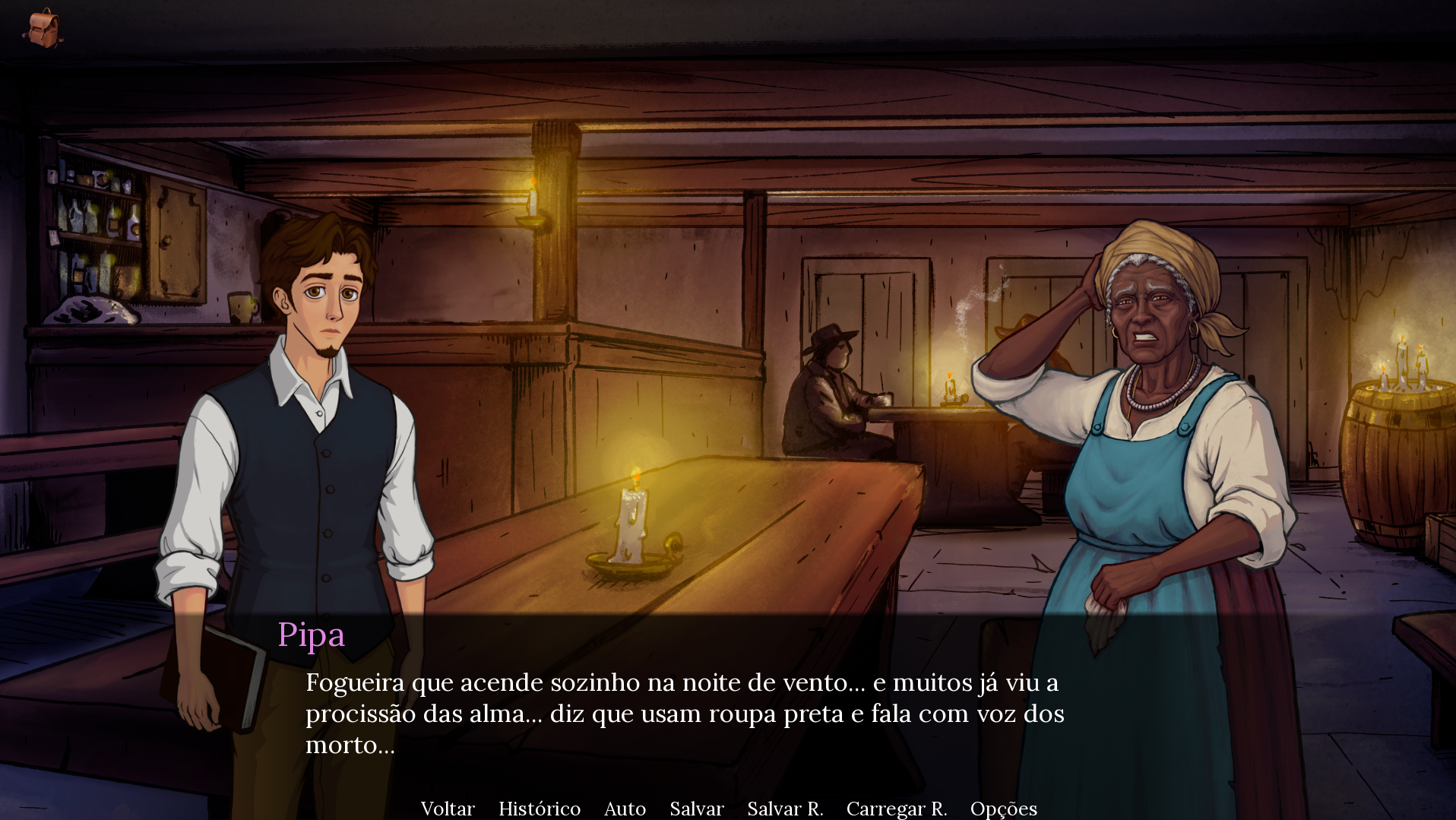 Screenshot 5 for Ouro Escarlate - A Saga do Vira Saia: Prólogo - Sussurros nas Dores